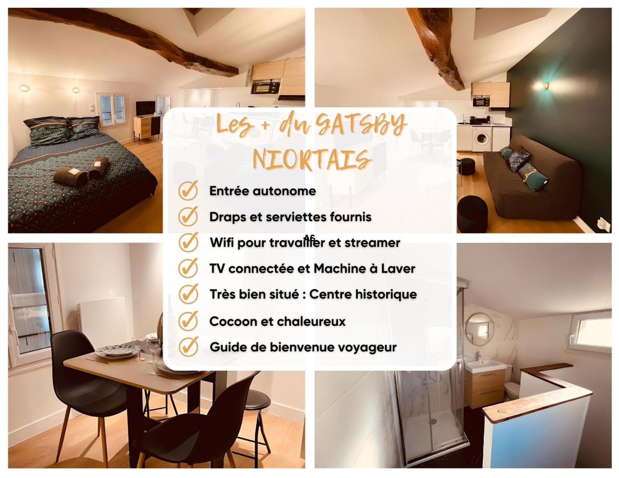 Le Gatsby Niortais - Home Homy Zewnętrze zdjęcie